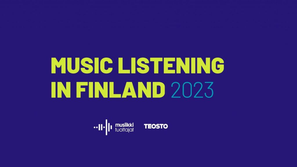 Music listening in Finland 2023
