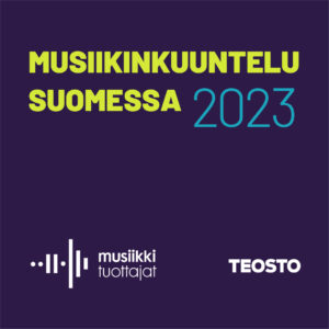Musiikinkuuntelu Suomessa 2023 kuvake