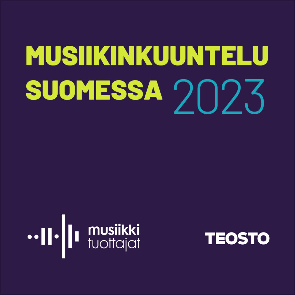 Musiikinkuuntelu Suomessa 2023 kuva